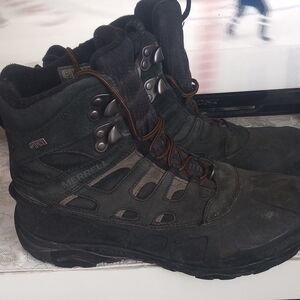 Merrell Men's Black And Dark Gray Tactical Boots